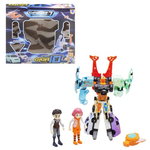 

Игровая фигурка робот-трансформер (7 машинок) WL Toys Tobot Giga с 2 фигурками (Q1905)