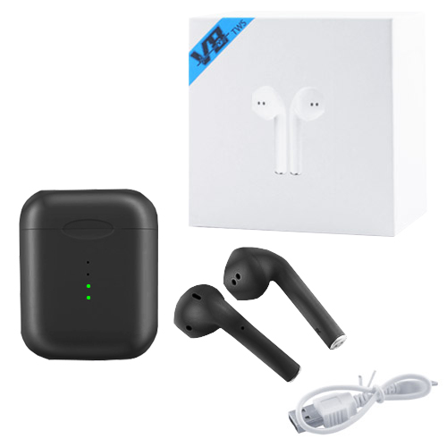 

Беспроводные наушники Wireless V8 с кейсом черные 7731