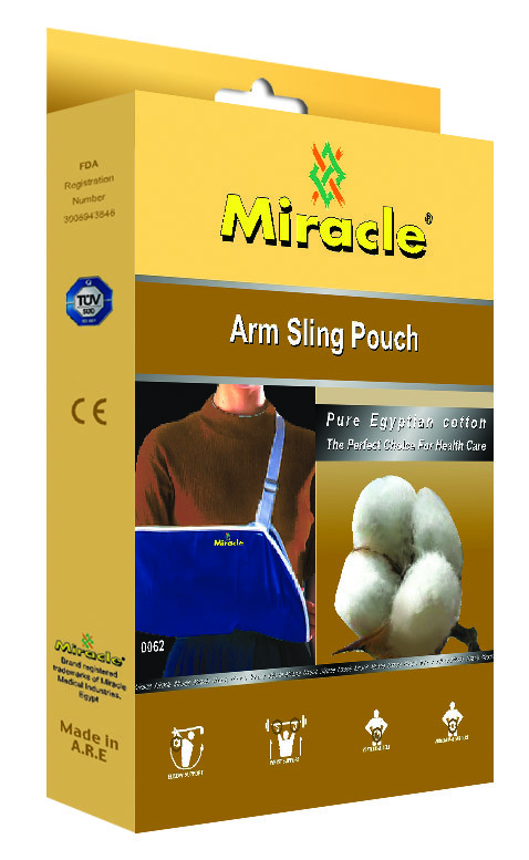 

Поддерживатель руки косынка Miracle (бандаж повязка на руку) XL