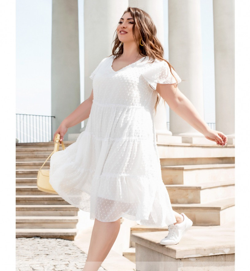 

Платье женское летнее Sofia FQ-3910 , Молоко, Платье женское летнее Sofia FQ-3910 56, Молоко