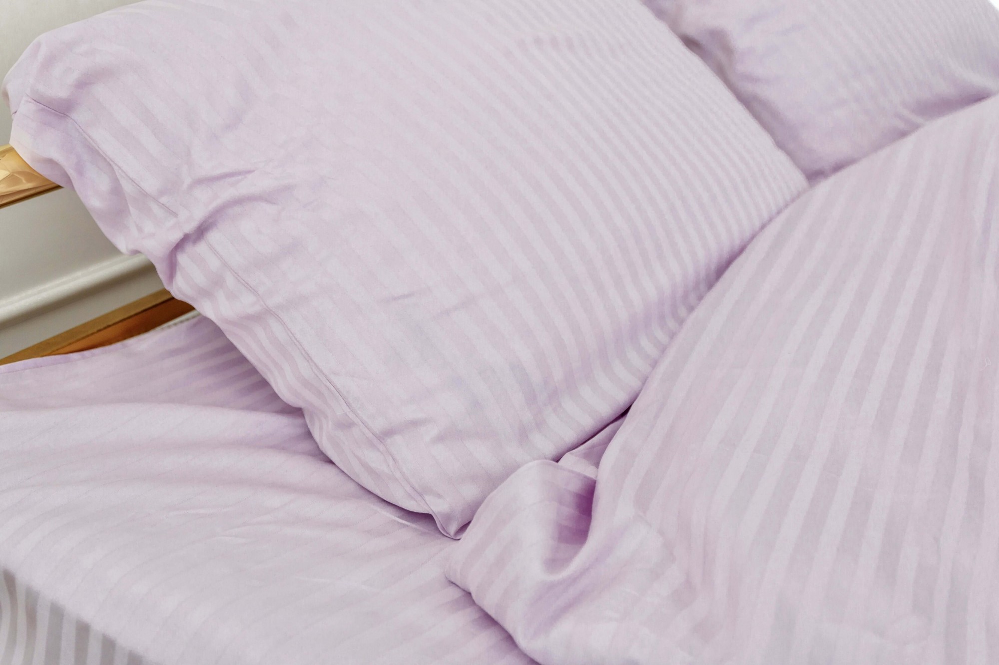 

Постельное бельё Textile Hygge сатин страйп 150х220 лиловый 103312001