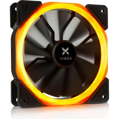 

Кулер для корпуса Vinga LED fan-01 orange
