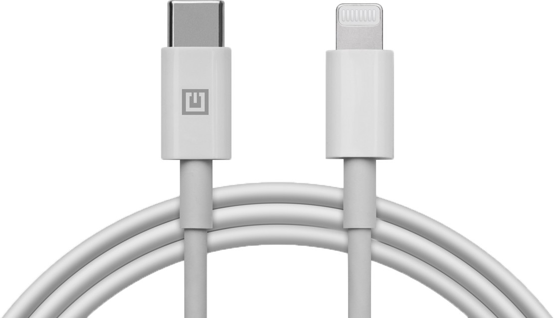 

Кабель Real-El MFI PD USB Type C - Lightning TPE 2 м White