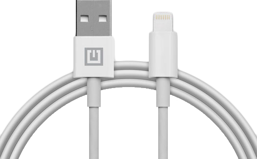 

Кабель Real-El MFI USB A - Lightning TPE 1 м White