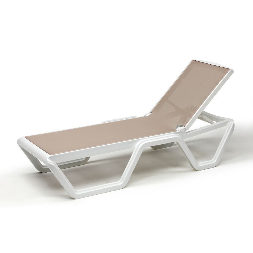 

Шезлонг Scab Design Vela Bianco Tortora