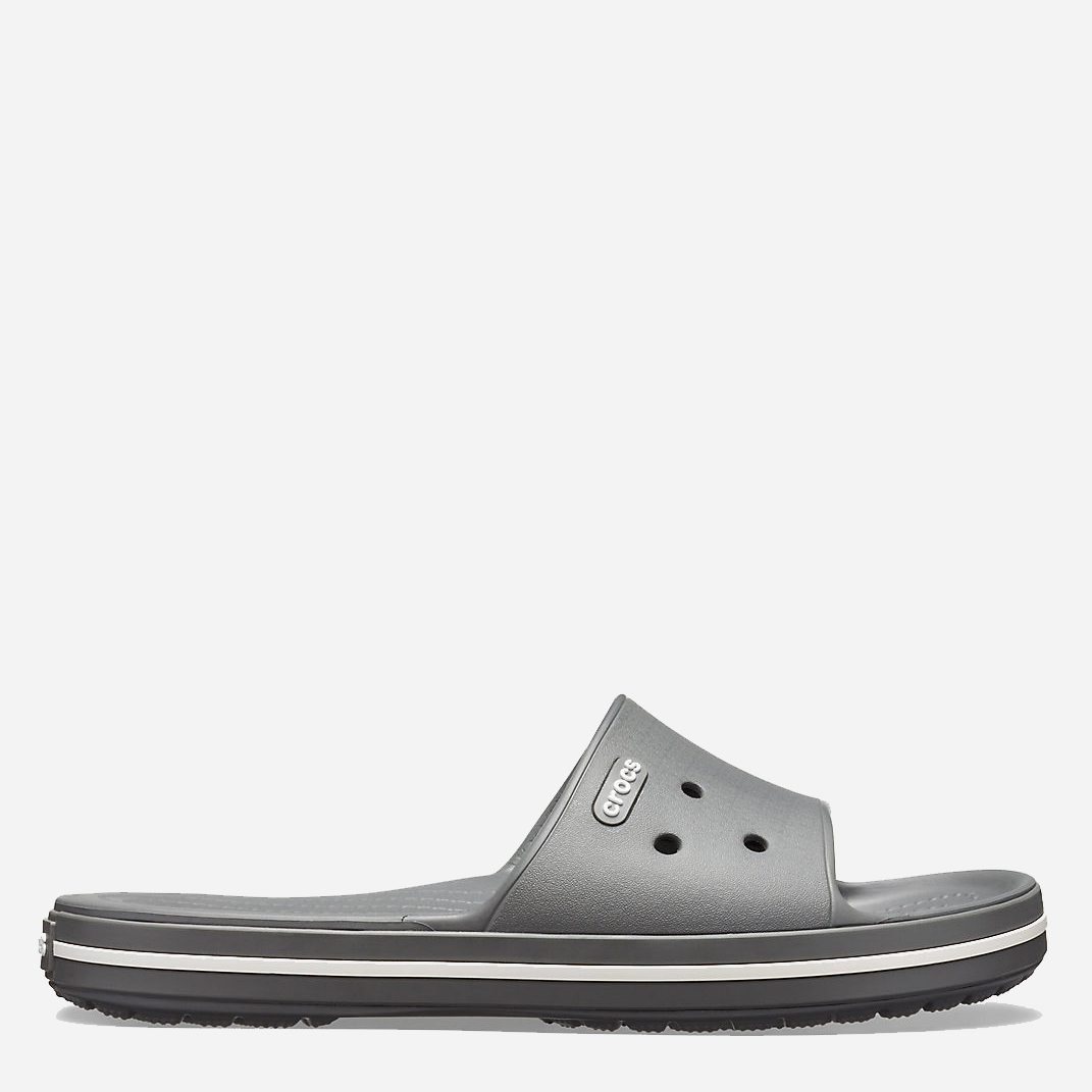 

Шлепанцы Crocs Jibbitz Crocband III Slide 205733-07I-M11 45-46 28 см Slate Grey/White