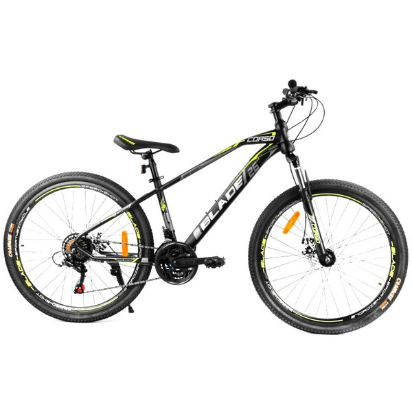 

Велосипед спортивный горный Corso 26" дюймов 21 скорость Черный (bl249874)