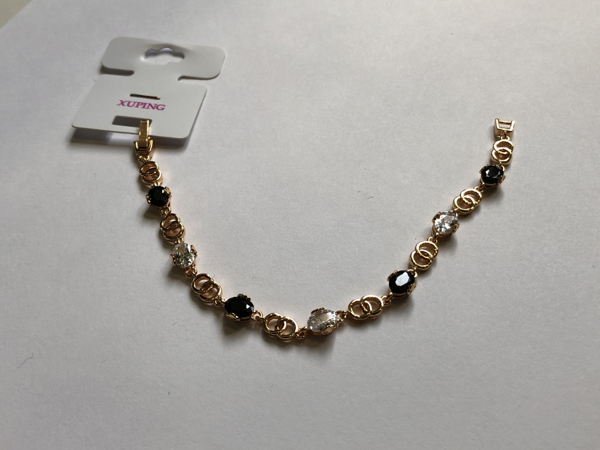 

Браслет с камнями феанитами Xuping jewelry El Ping
