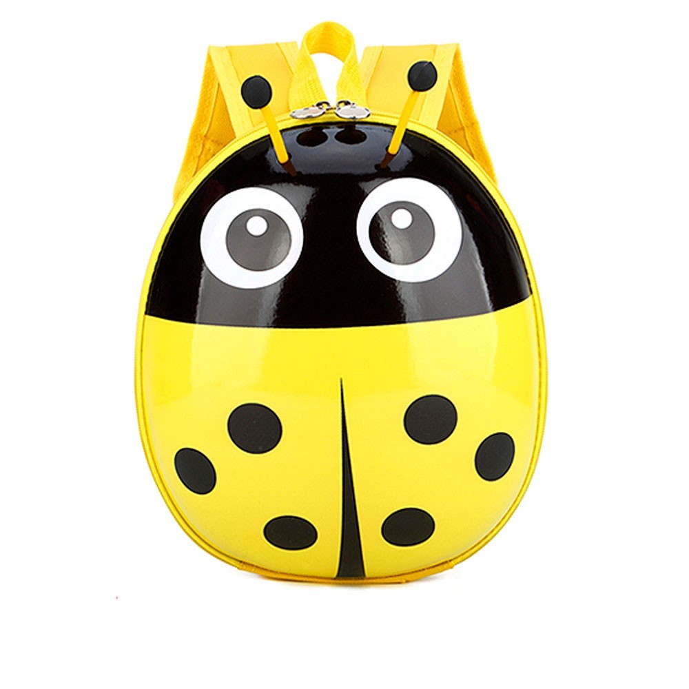 

Детский рюкзак дошкольный Божья коровка водонепроницаемый каркасный Желтый