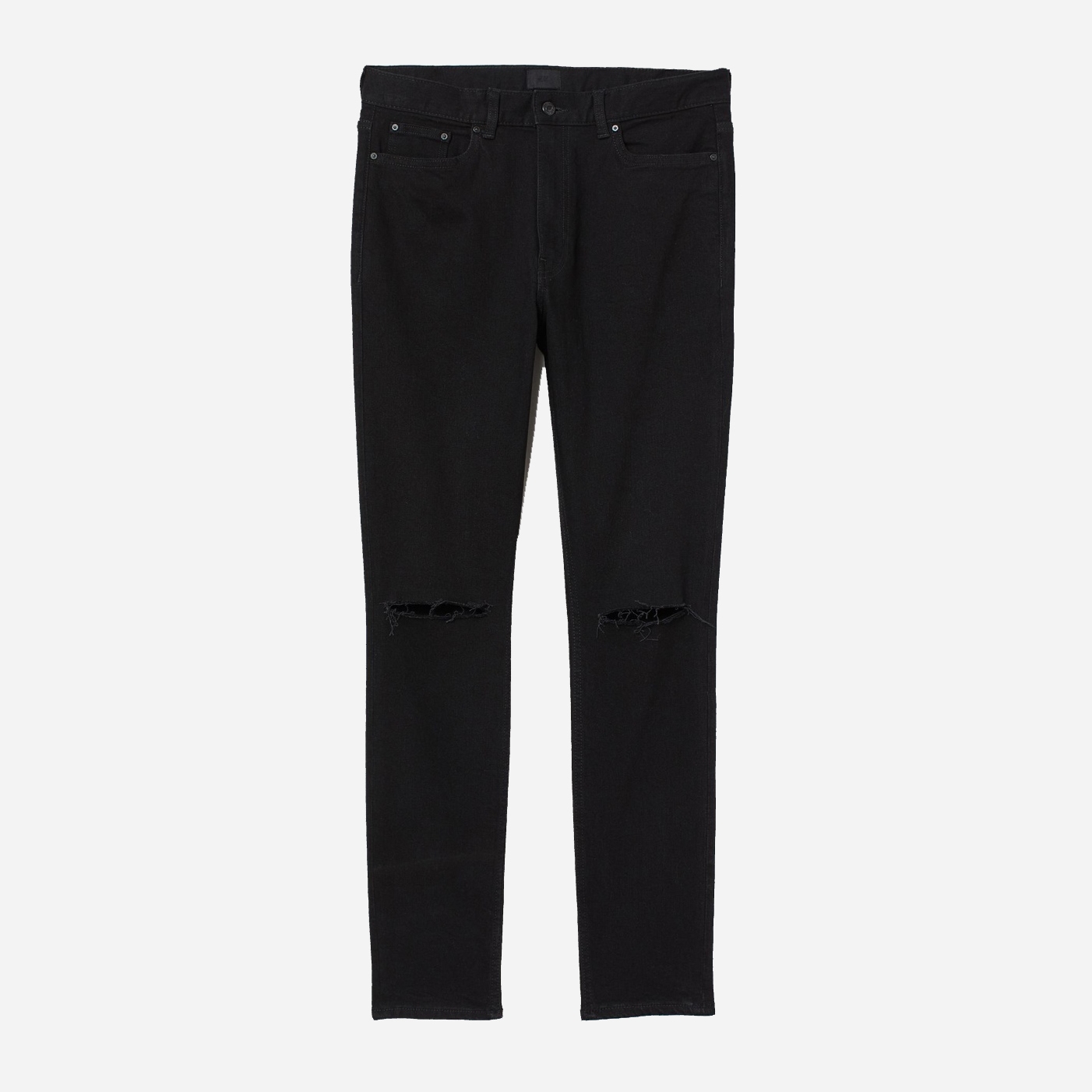 

Джинсы H&M 0664647_колен_дырка_черн_01 W33L30 Черные