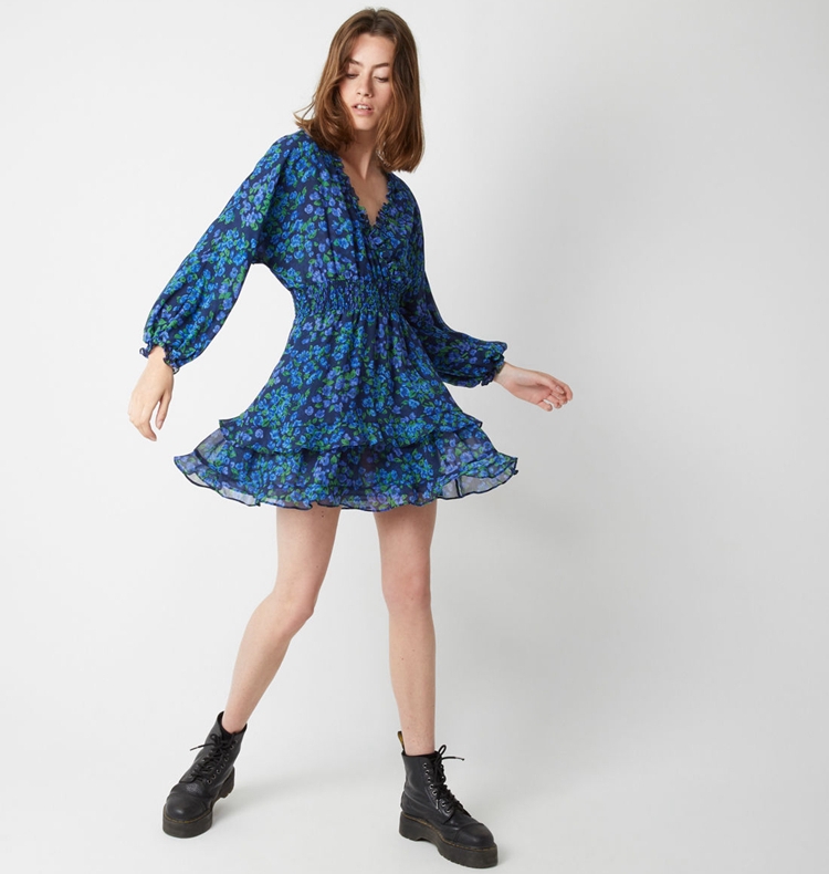 

Платье женское мини Lobelia Berni Fashion (M) Синий