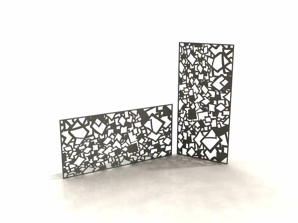 

Металлическая декоративная панель для стены "Matrix"