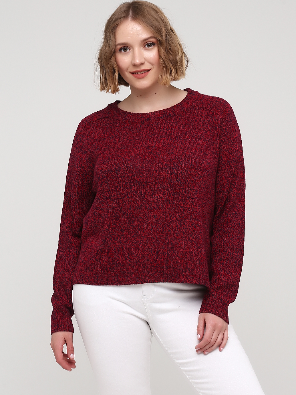 

Свитер H&M 404712002 L Бордовый