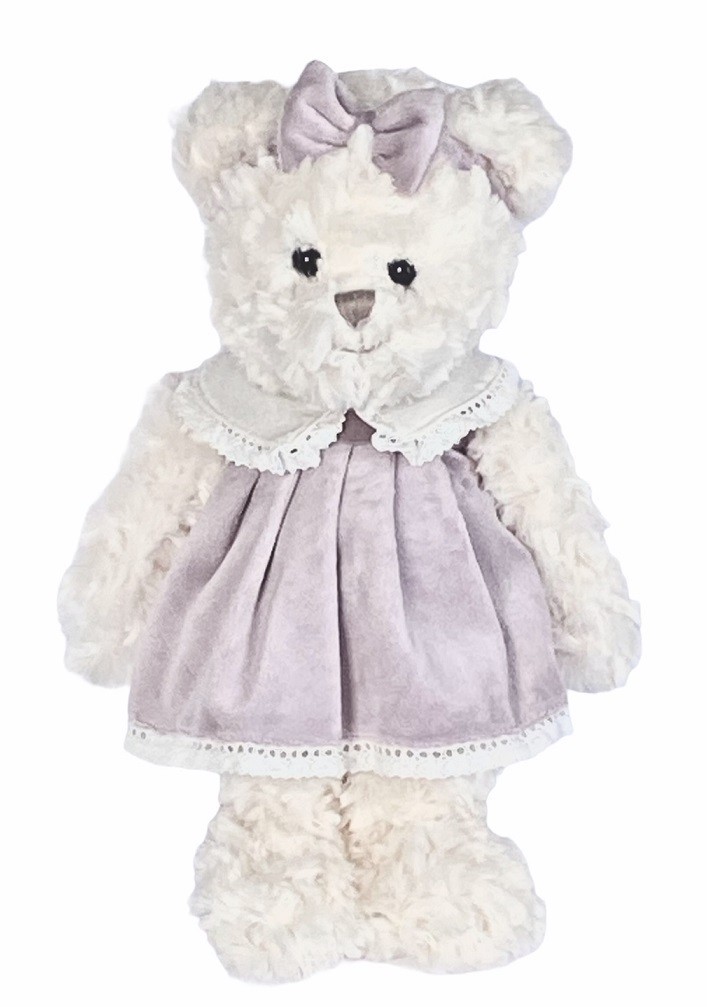 

Игрушка мягкая мишка Cecilia/purple, 30 см, Bukowski Design, 14015