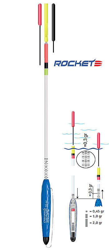 

Поплавок Cralusso Rocket (1006) 10г