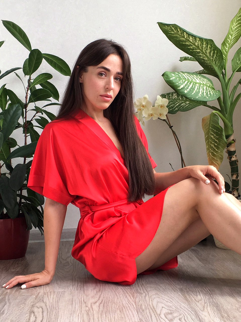 

Халат Lingerie Perl - красный, Халат Lingerie Perl 42-46 красный
