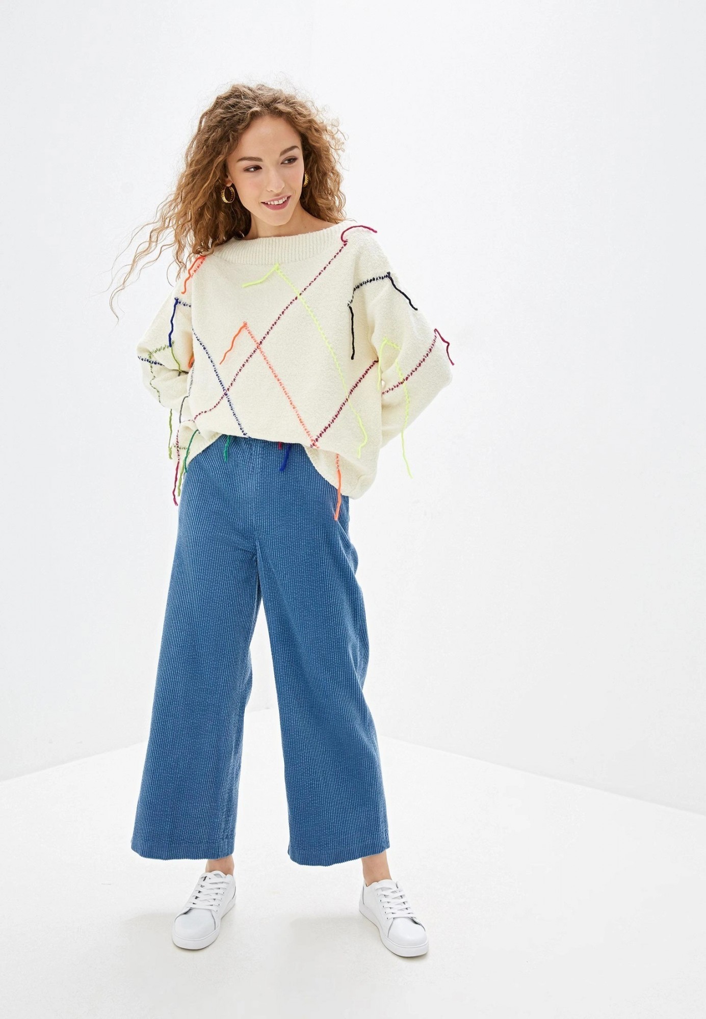 

Штани Benetton 44 голубой 8032653792843