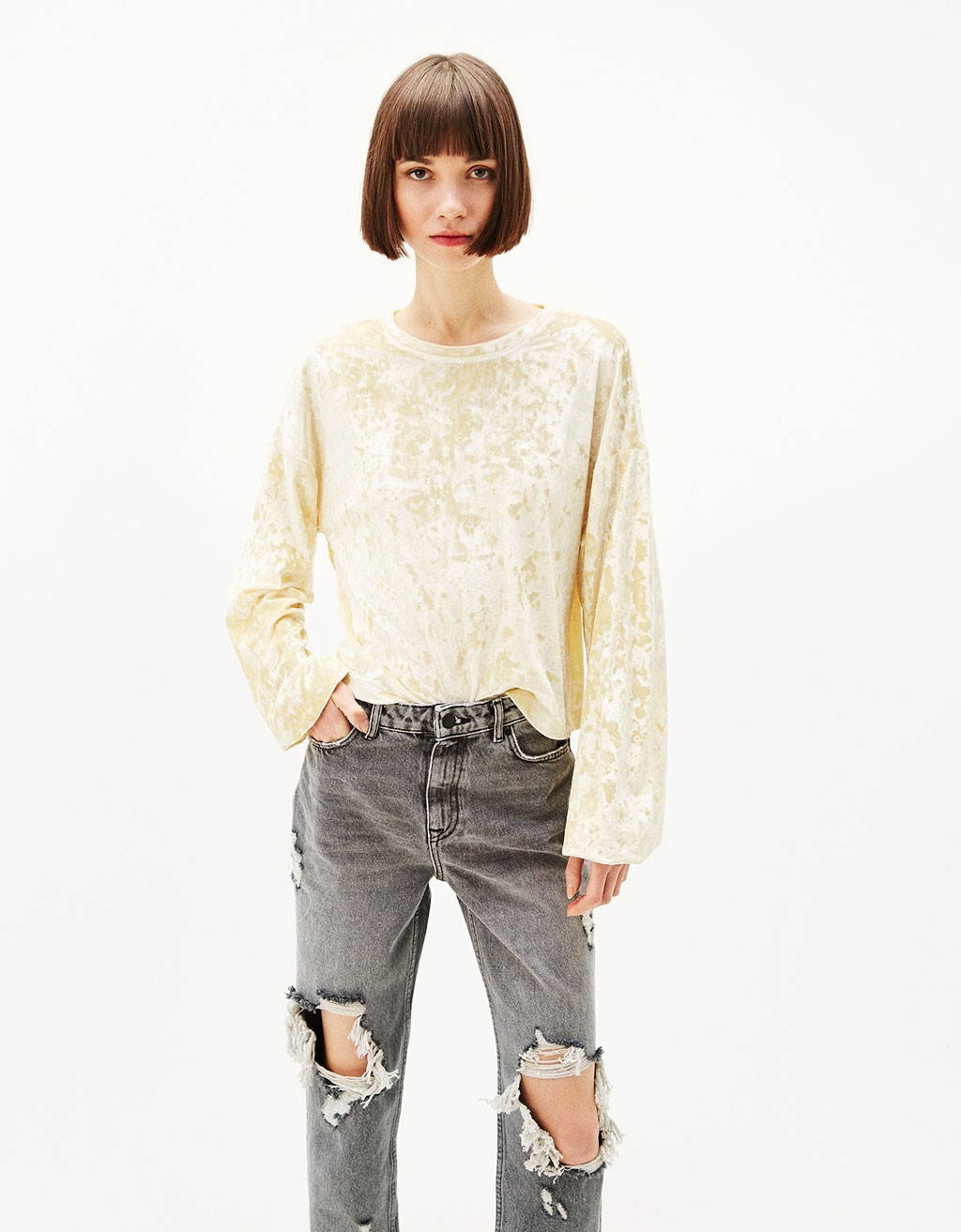 

Джемпер Bershka М желтый 4820227781014