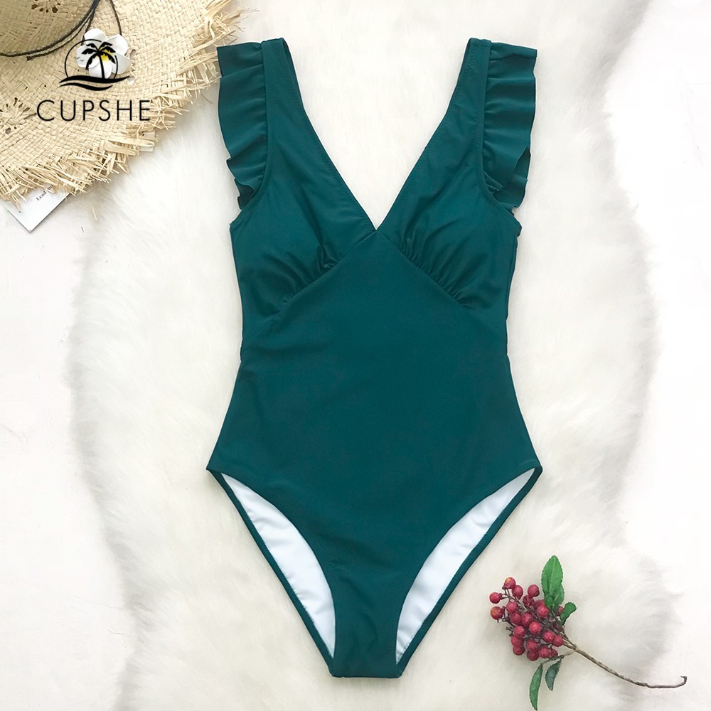 

Купальник Cupshe S изумрудный 2500121420050