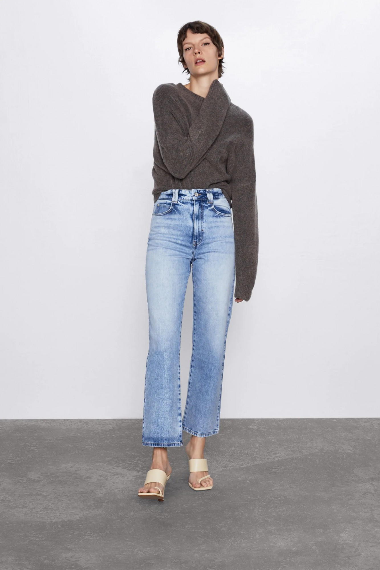 

Свитер ZARA М хаки 8032845341317