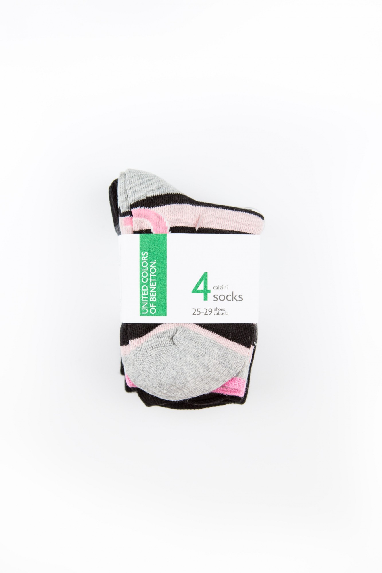 

Комплект Носков 4 Пары United Colors of Benetton 25/29 черный 1132845341270