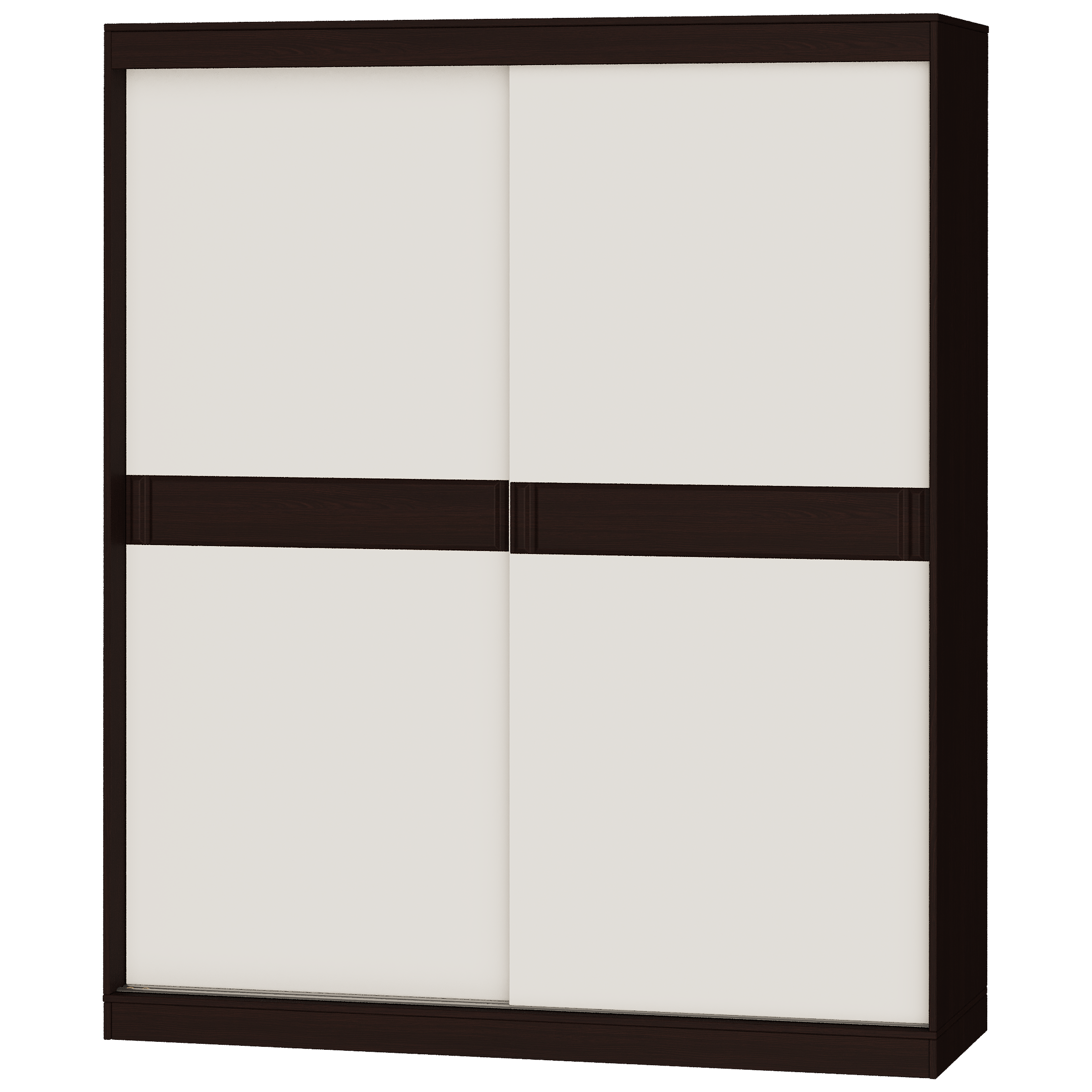 

Шкаф-купе двухдверный Соната 1800 Omni Home 180х60х217 см Комби Венге темный - Белый