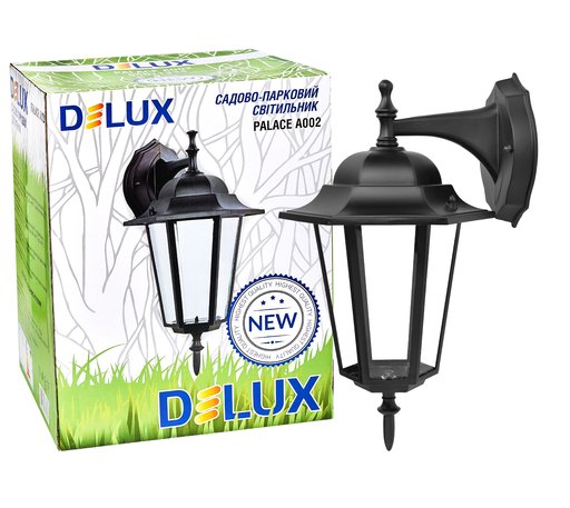 

Уличное освещение Светильник парковый Delux Palace leroy A002 60W E27 IP44 11918942 (IR01098)