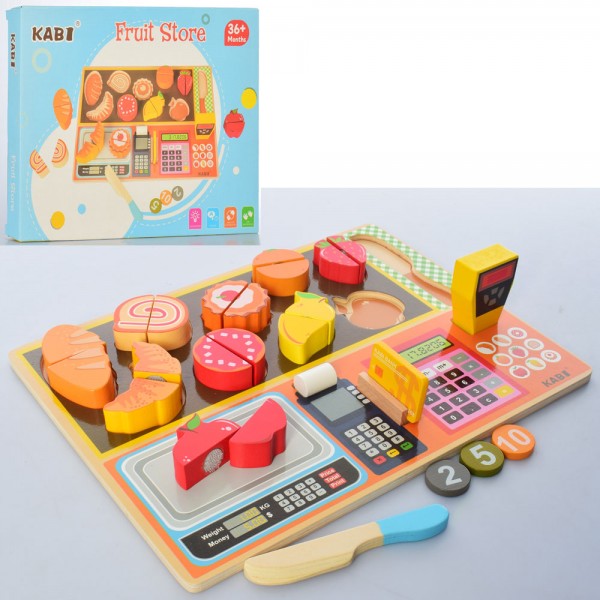 

Игровой набор Магазин Bambi MD 2254 поднос, продукты на липучке (BAM004040)