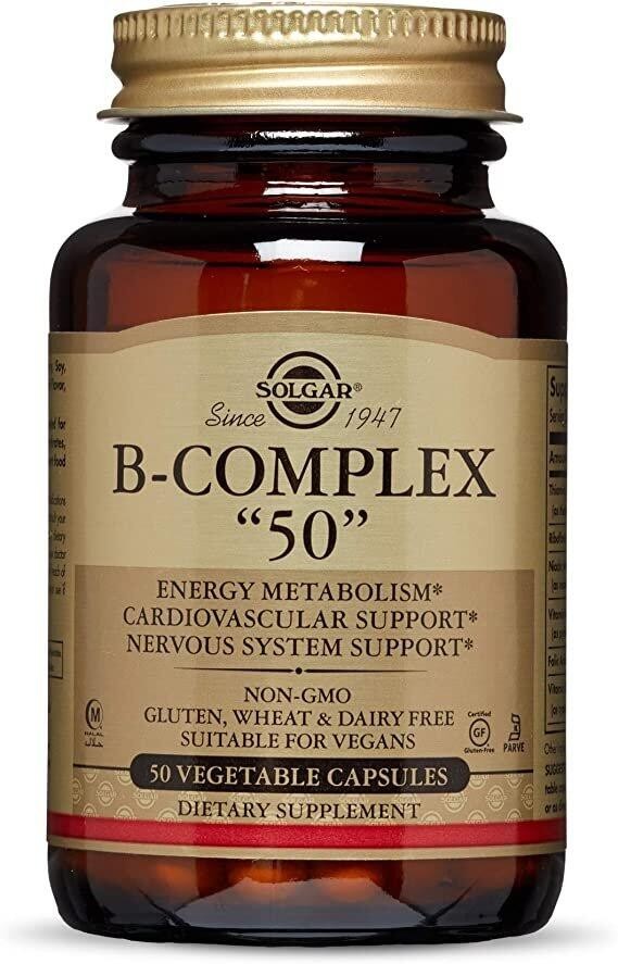 

Витамины Solgar B-complex-50 50 капсул