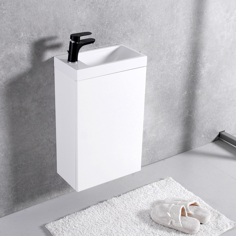 

Тумба Fancy Marble Java подвесная серая с умывальником Ida 40 см