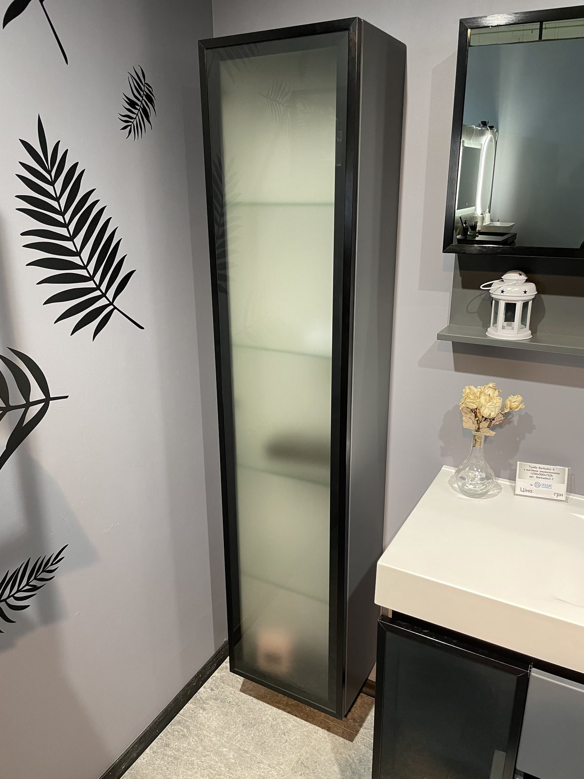 

Пенал Fancy Marble Barbados 3 подвесной правосторонний дуб 38 см