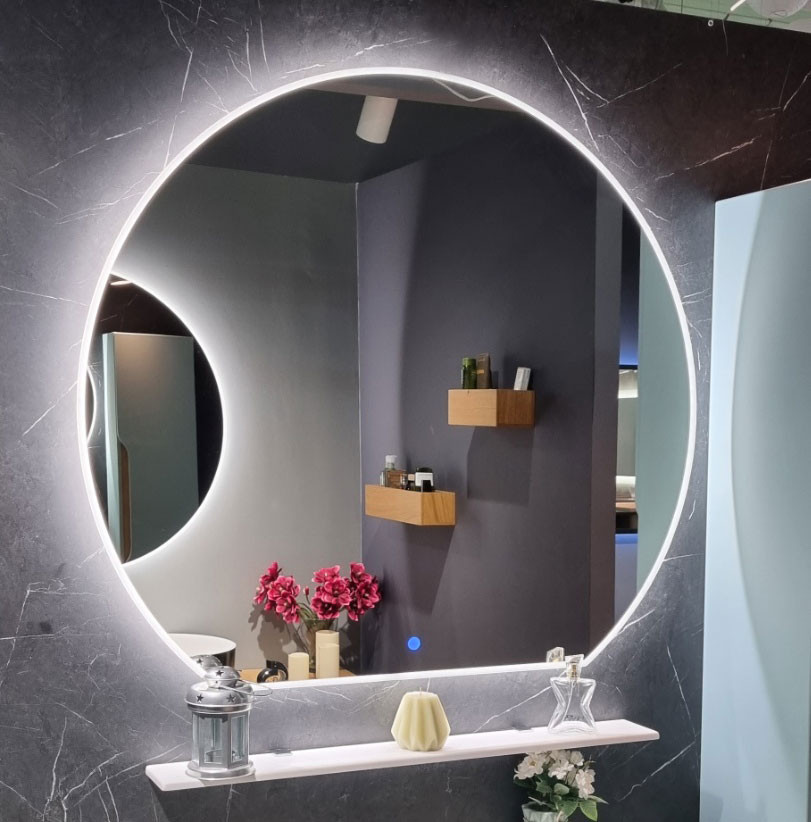 

Зеркало Fancy Marble Saona с подсветкой 100х85 см