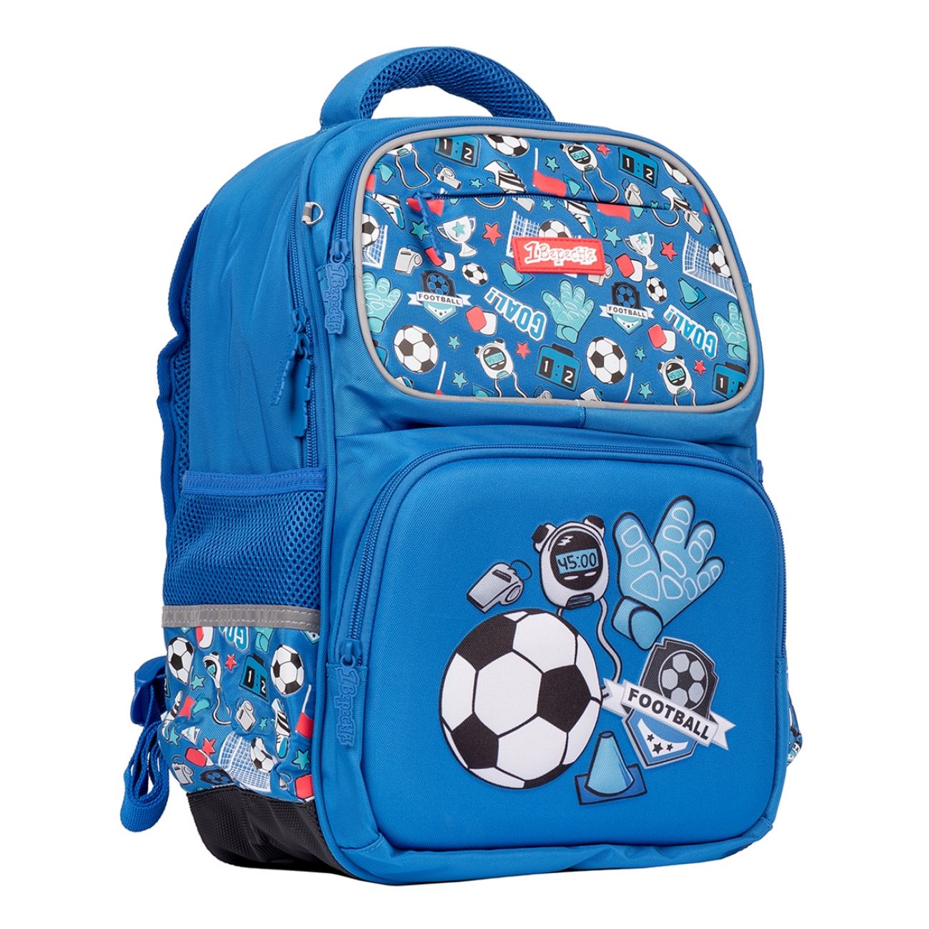 

Рюкзак 1 вересня S-105 Football синий 12л (558307)