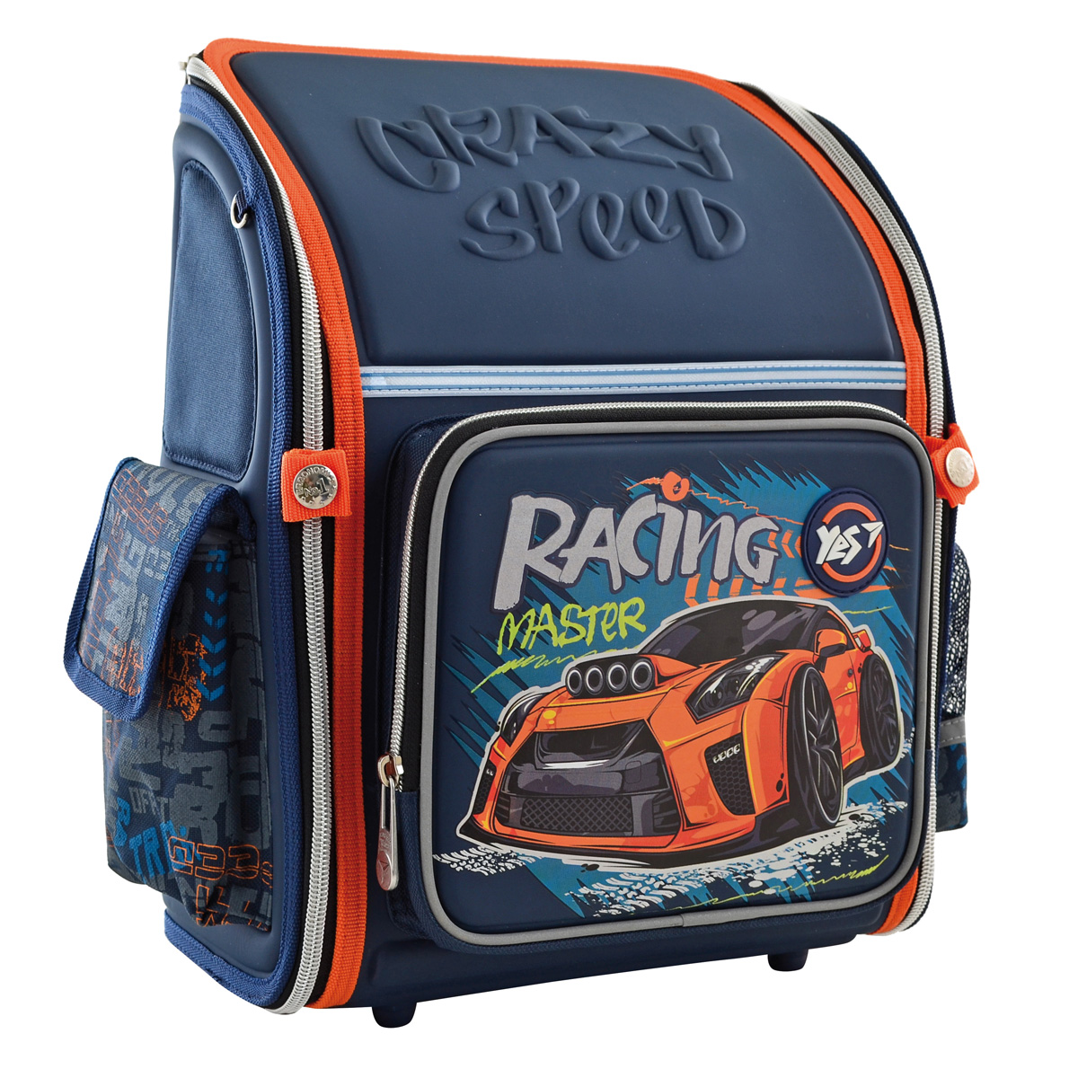 

Рюкзак школьный каркасный YES H-18 Racing (556321)