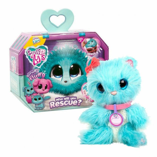 

Пушистик потеряшка Huada Toys BL205-012, в коробке, ошейник, расческа, заколка