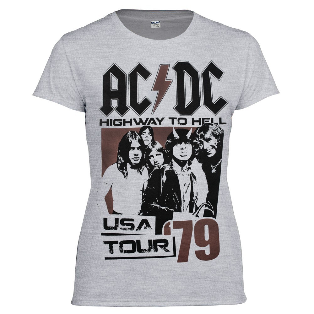 

Футболка женская Talisman AC/DC 79 USA Tour Меланж, Футболка женская Talisman AC/DC 79 USA Tour Меланж L