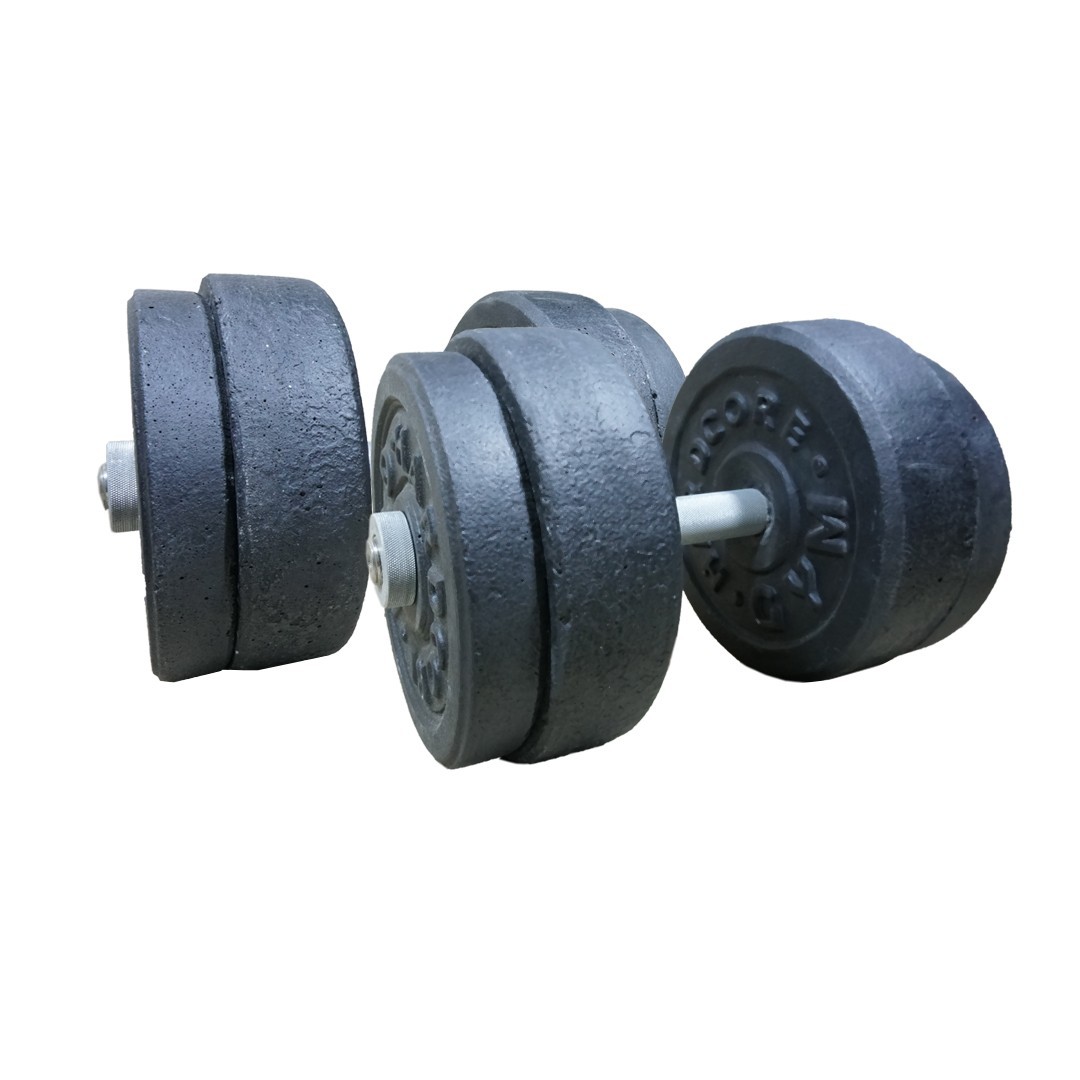 

Гантели наборные 17 кг х2 Гранилит Hardcore GYM (ГІ389)