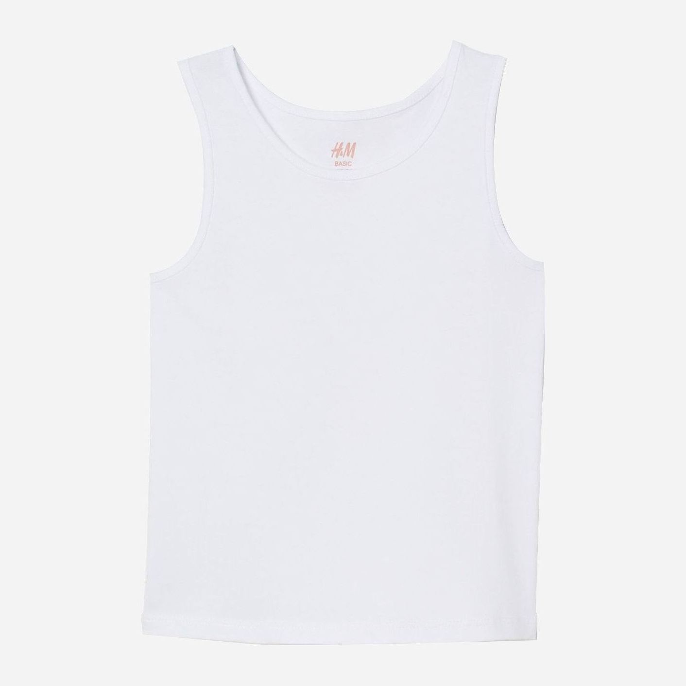 

Майка H&M 0587829 122-128 см Белая