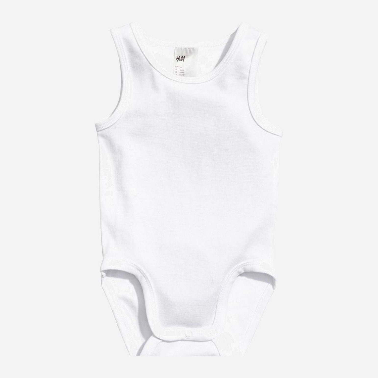 

Боди-майка H&M 0146706 80 см Белая