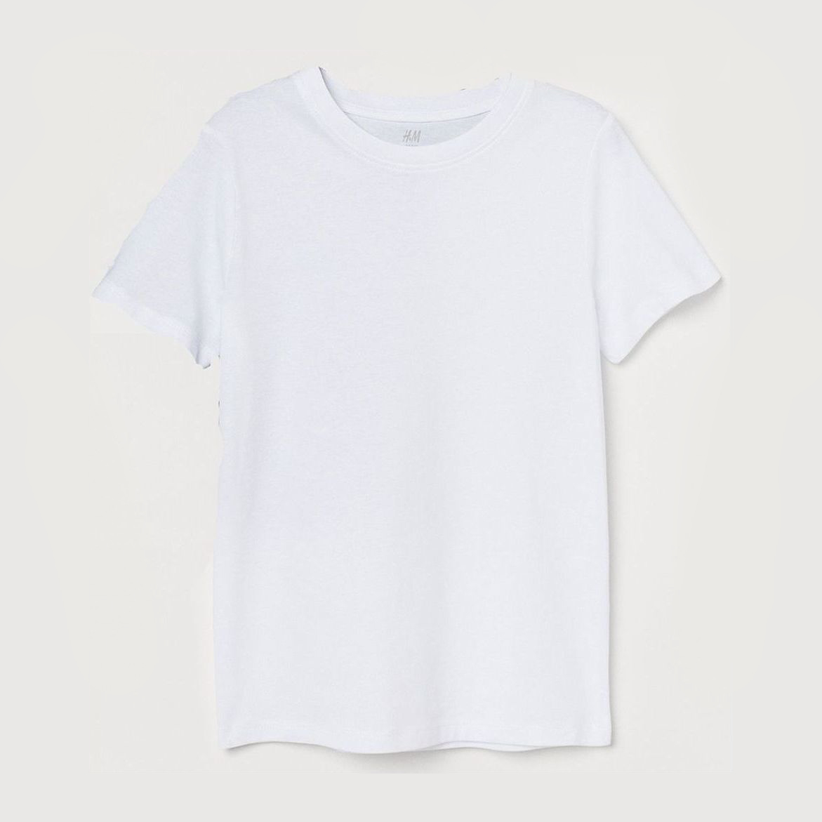 

Футболка H&M 0303677 122-128 см Белая