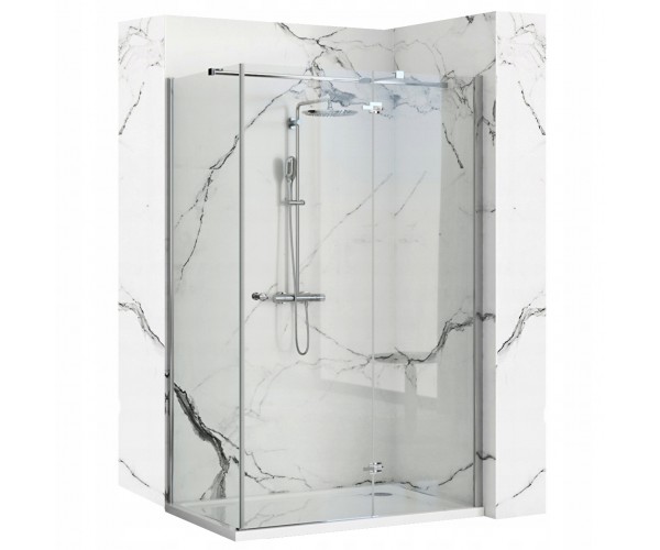 

Душова кабіна Rea MORGAN Easy Clean 80x100 Хром REA-K7401