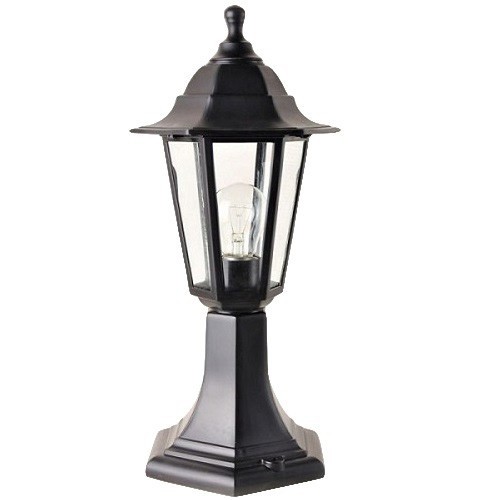 

Уличный настенный светильник Lemanso PL6104 черный на ножке