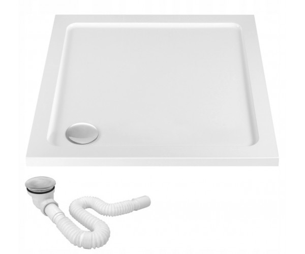 

Душевий піддон + Сифон Rea EGO Slim 90x90x5 REA-K012K