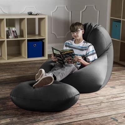 

Комплект мебели Уют Спорт Nimbus кресло и пуф серый (sm-0688)