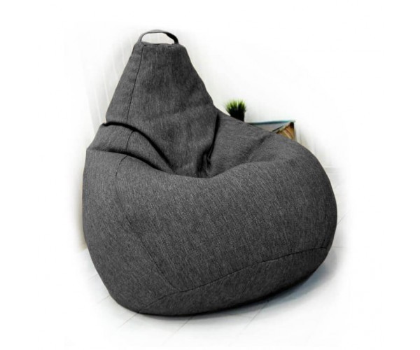 

Кресло-груша Уют Спорт рогожка серый KatyPuf L 100x75 (520)