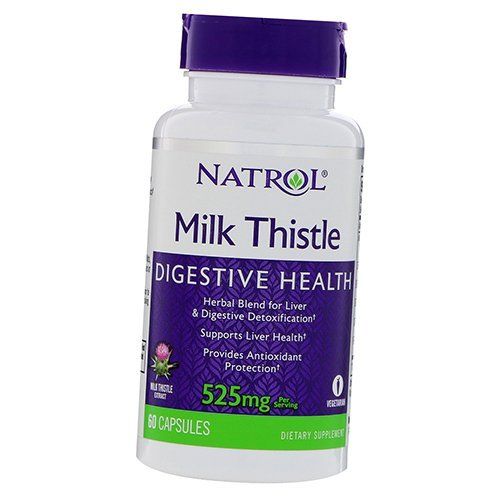 

Экстракт расторопши, Milk Thistle, Natrol 60вегкапс (71358005)