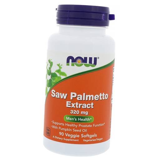 

Экстракт Со Пальметто, Saw Palmetto Extract 320, Now Foods 90вег.гелкапс (71128123)