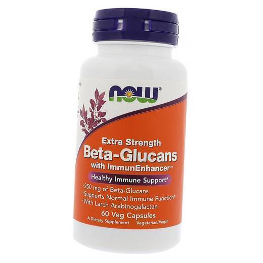 

Beta-Glucans with ImmunEnhancer Now Foods 60вегкапс (72128026)