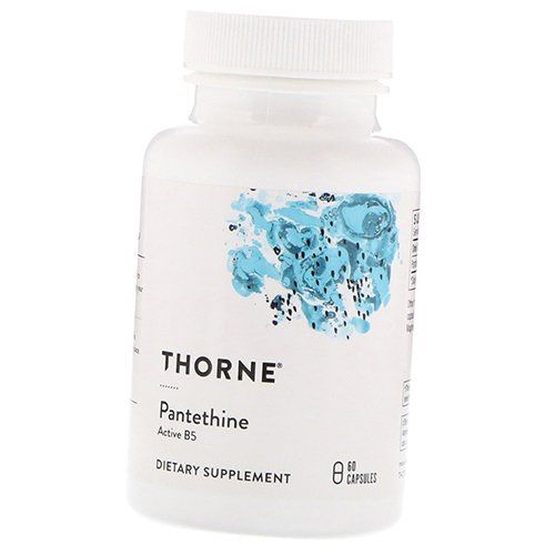 

Пантетин, Кофермент В5, Pantethine, Thorne Research 60капс (72357023)