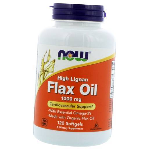 

High Lignan Flax Oil Now Foods 120гелкапс (67128020)